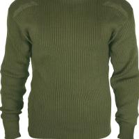 Оливковый акриловый свитер COMMANDO 