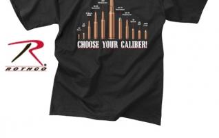 Винтажная футболка CHOOSE YOUR CALIBER 