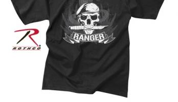Винтажная черная футболка RANGER 