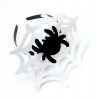  Антенка паутина с пауком белая 