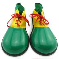  Ботинки Клоуна зелено-желтые 
