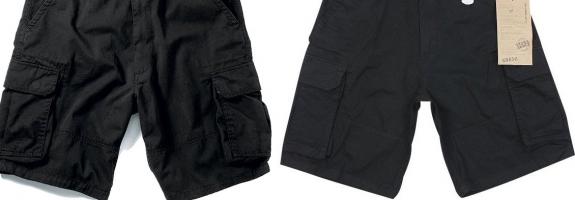 Десантные черные шорты 