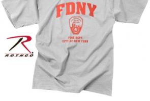 Серая футболка FDNY 