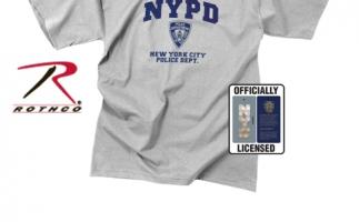 Серая футболка NYPD 