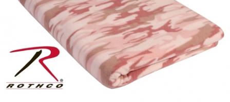 Камуфляжное флисовое одеяло 