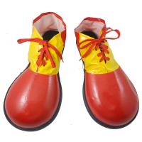  Ботинки Клоуна красно-желтые 