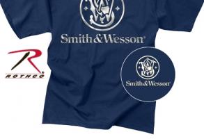 Синяя футболка Smith-And-Wesson 