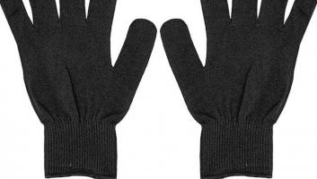 Полипропиленовые перчатки черные 