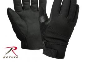 Черные перчатки для полицейских 
