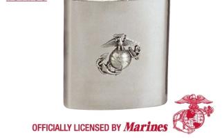 Металлическая фляга Marine Corp 
