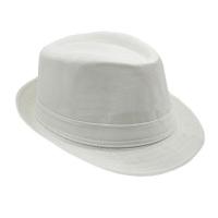  Шляпа "Стиляги" белая (плотная ткань) 