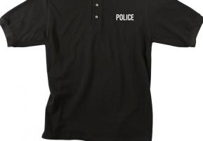 Черная футболка поло POLICE 