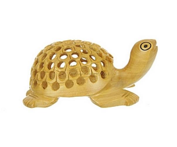 Статуэтка "Черепаха прорезная"4"(кадем) №182