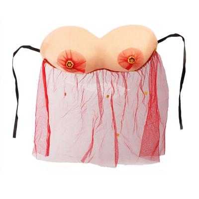  Грудь  накладная с фатой 