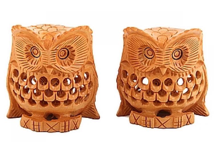 Статуэтка "Сова прорезная" №142