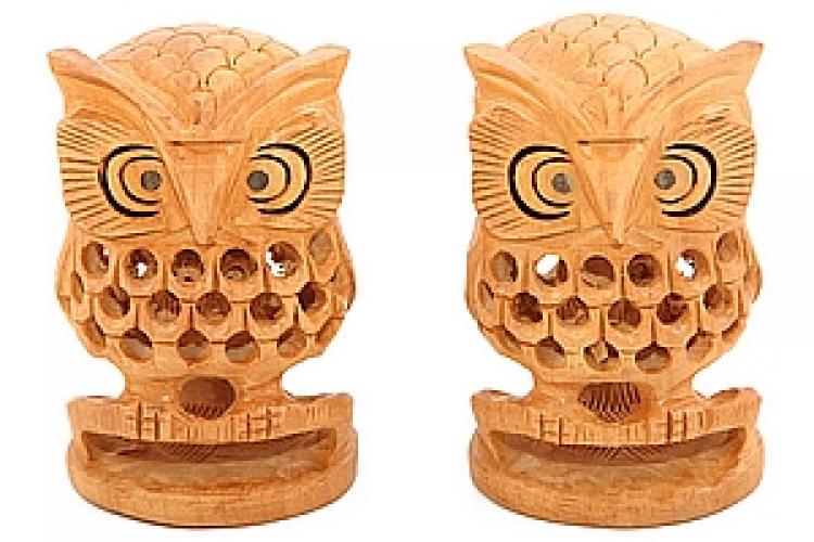 Статуэтка "Сова прорезная" №41