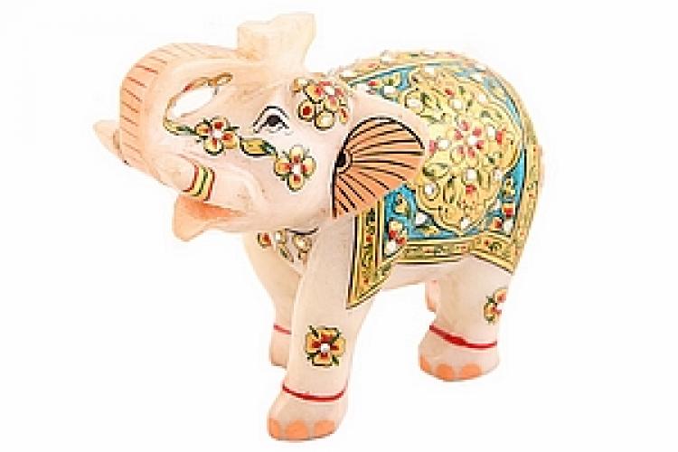 Статуэтка слон мраморный   №194