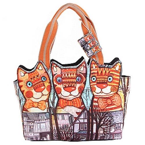 Сумка хлопок с декор. отделкой №48