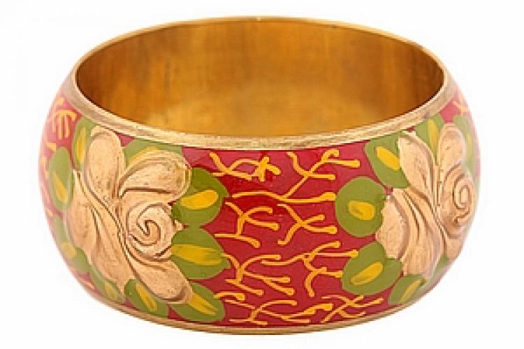 Украшение  Браслет латунь ручная роспись №20