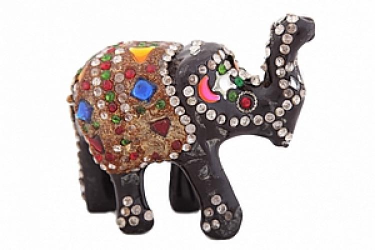 Статуэтка "Слон композит" декоративная отделка Су 18/2,5