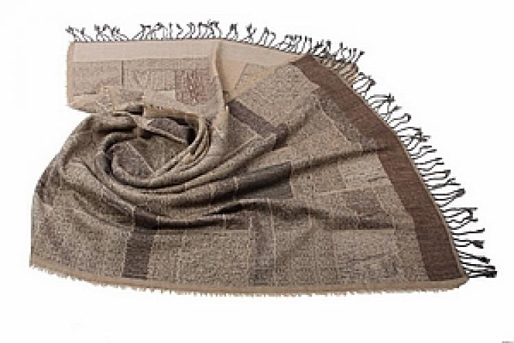 Палантин (шерсть  вареная) №85