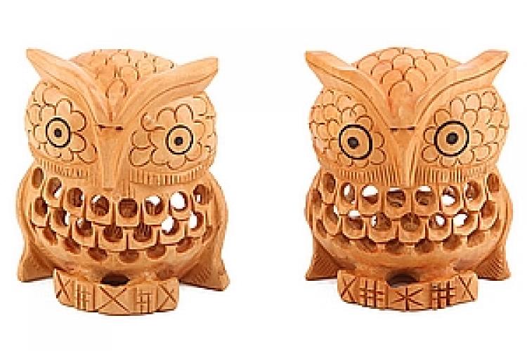 Статуэтка "Сова прорезная" №63