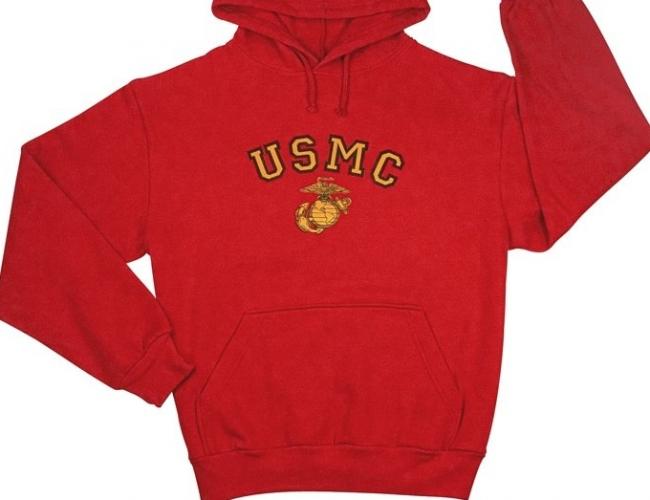 Красная толстовка USMC  ― магазин нужных товаров у нас есть все playera.ru Тел 8-495-741-86-12 a7418612@yandex.ru  тнп карнавал праздник отдых спорт дом одежда 