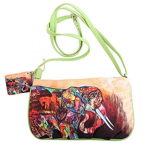 Сумка хлопок с декор. отделкой №113