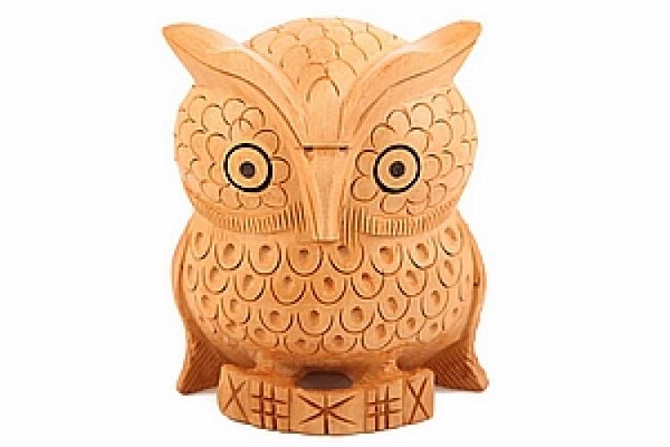 Статуэтка "Сова прорезная" №157