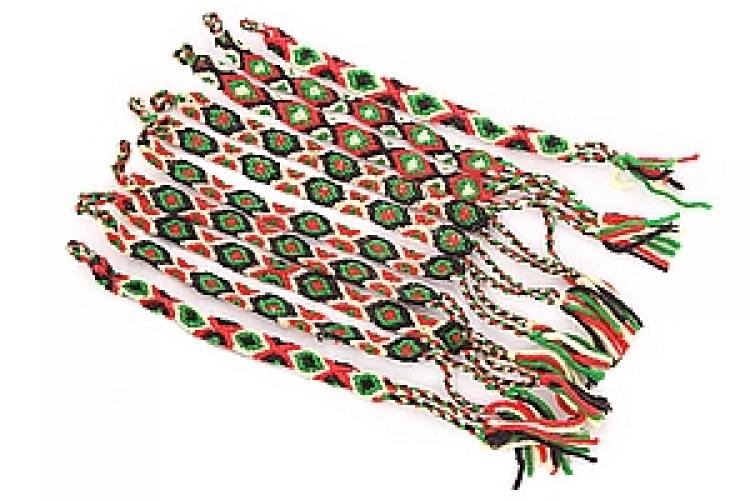 Украшение  Браслет - фенечка(набор из 10) №26