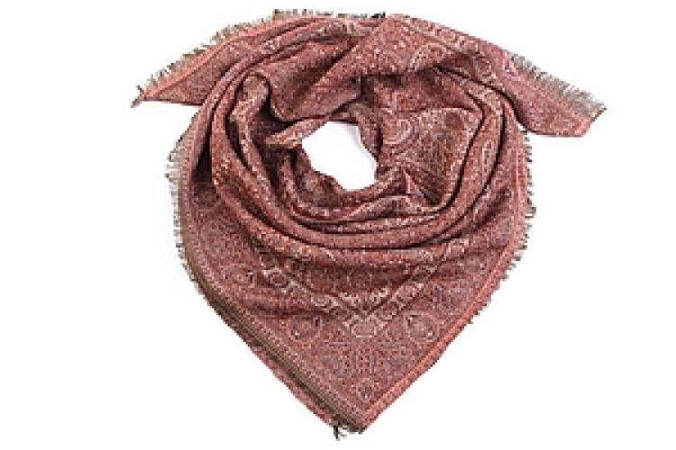 Платок двухсторонний (шерсть 100%) №53