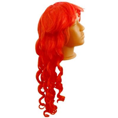  Парик кудряшки цветные-красный 