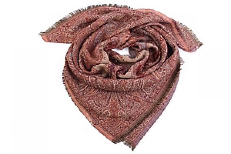 Платок двухсторонний (шерсть 100%) №39