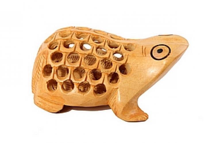 Статуэтка "Лягушка прорезная" 2,5" (кадем) №137