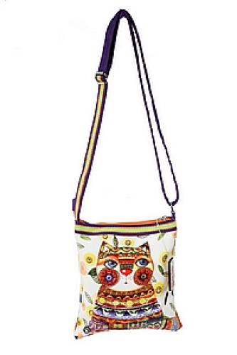 Сумка хлопок с декор. отделкой №87