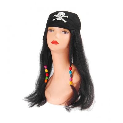  Парик Пиратский с банданой и повязкой 