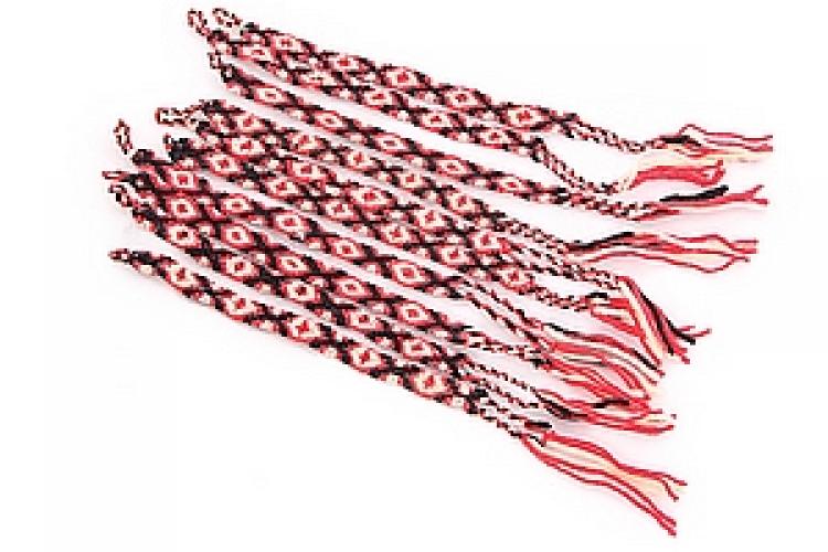 Украшение  Браслет - фенечка(набор из 10) №41