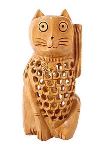 Статуэтка "Кот прорезной" 3" №129