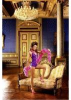 Сорочка черная чувственная